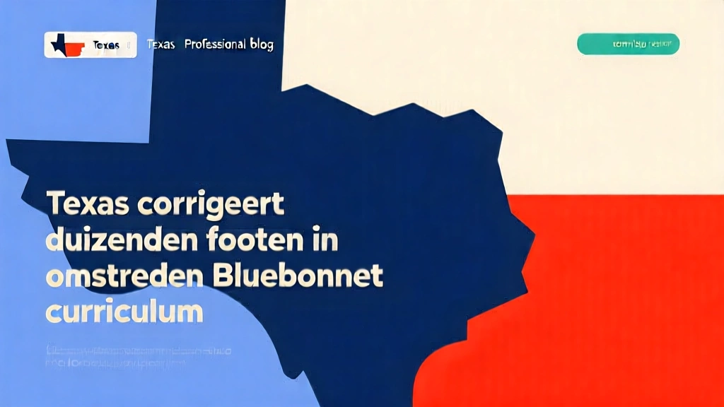 Texas corrigeert duizenden fouten in omstreden Bluebonnet-curriculum