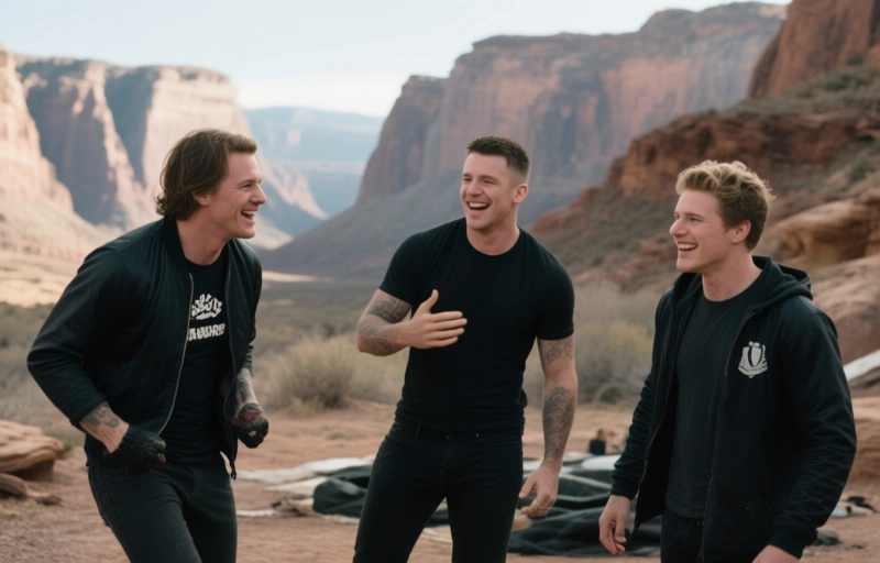 Adam Snow verwöhnt Canyon Cole, Felix Trainor und Harrison Todd bei Stud Loads [JockPack]
