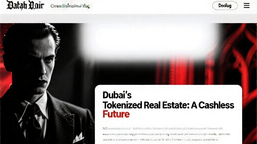 Dubai's Tokenized Real Estate: A Cashless Future