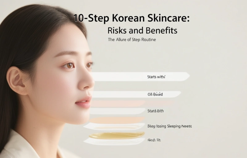 Visual representation of 10-Step Korean Skincare