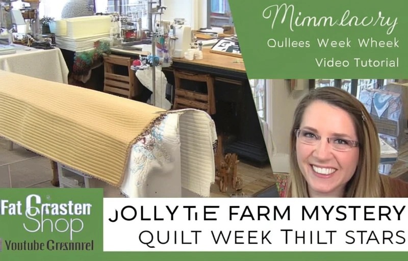 Visual representation of Jolly Tree Farm Mystery Quilt Week Three Stars