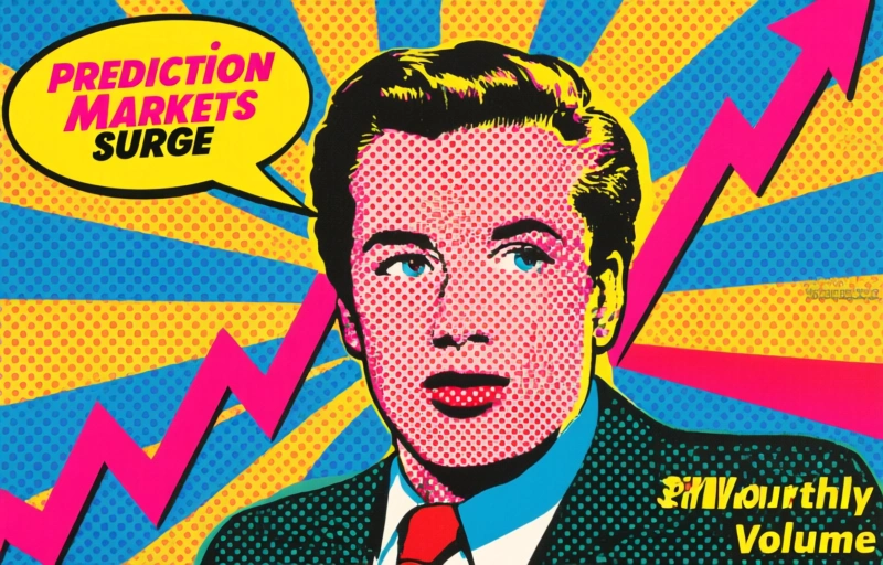 Prediction Markets Surge to $21 Billion Monthly Volume