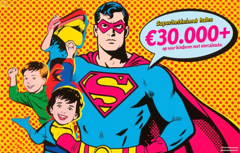 Superhelden halen €30.000+ op voor kinderen met nierziekte