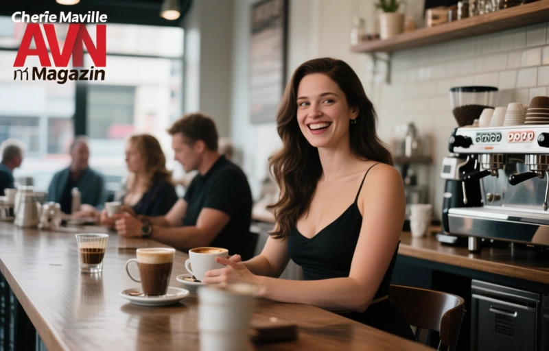 Cherie DeVille: Kaffee-Marke Coffee MILF im AVN Magazin