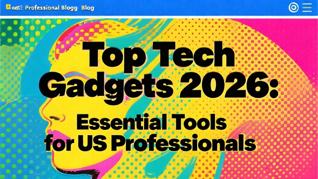 Top Tech Gadgets 2026: Essential Tools for US Professionals