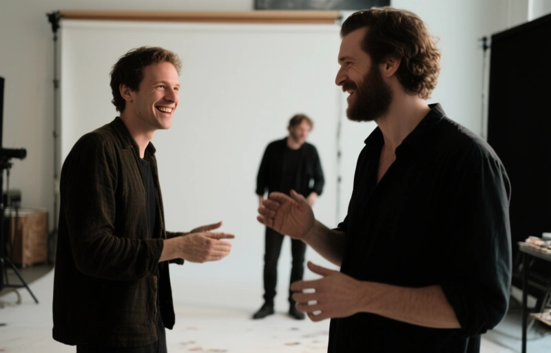 Pol Prince und Jake Mathews: Leidenschaft im Studio
