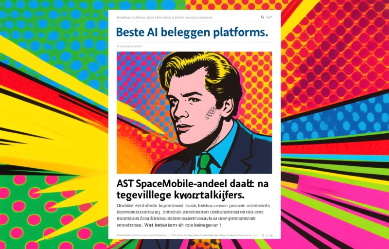 AST SpaceMobile-aandeel daalt na tegenvallende kwartaalcijfers