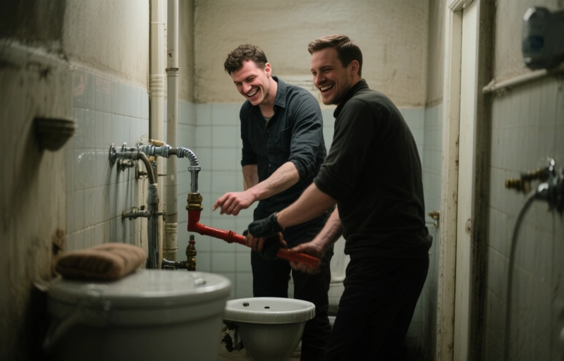 Brogan debütiert als Fisting-Bottom in „Plumber's Crack“