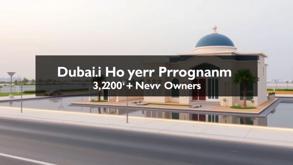 Dubai Home Buyer Program: 3,200+ New Owners