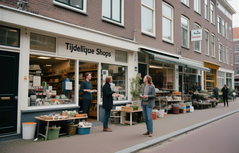 Tijdelijke Shops in Oud Blokkerpand: Lokale Ondernemers in Amsterdam-Noord