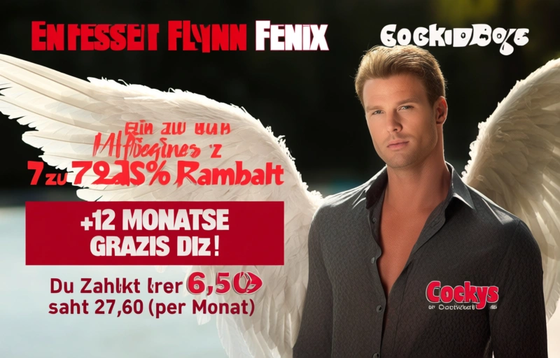 Visuelle Darstellung von Angel Elias entfesselt Flynn Fenix bei CockyBoys