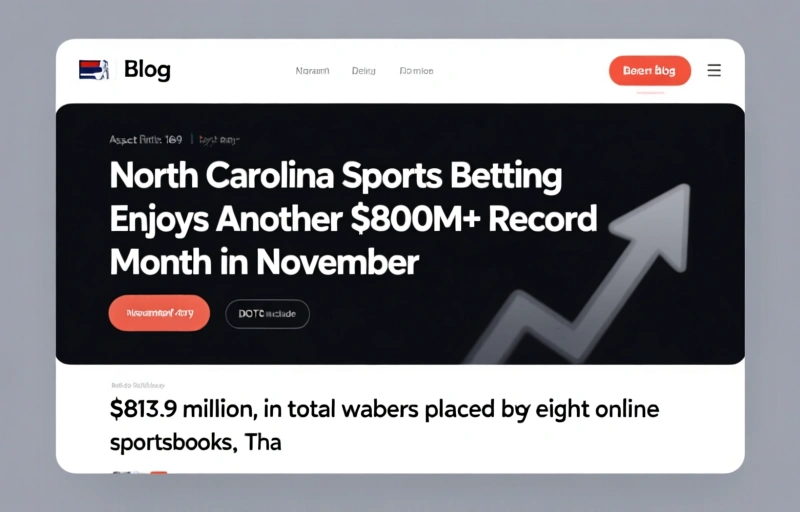 North Carolina Sports Betting Enjoys Another $800M+ Record Month in November