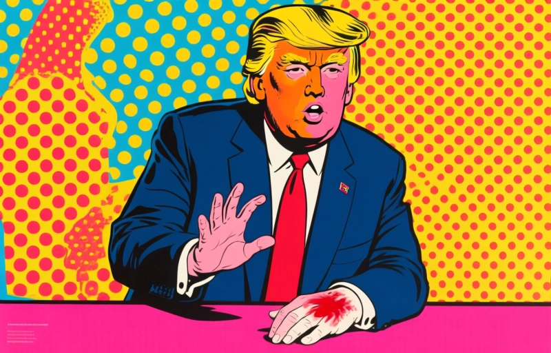 Trump Explains Hand Bruise: Clipped It on Table