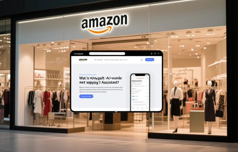 Visuele weergave van Amazon deelt AI-winkelassistent met retailers via Kate Spade