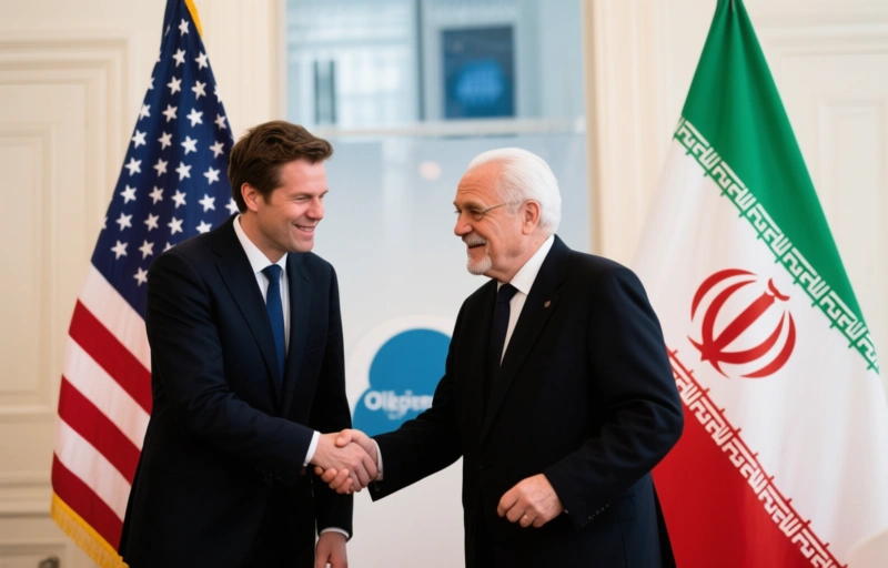 Visuele weergave van Olie- en gasprijzen dalen na Iran-akkoord