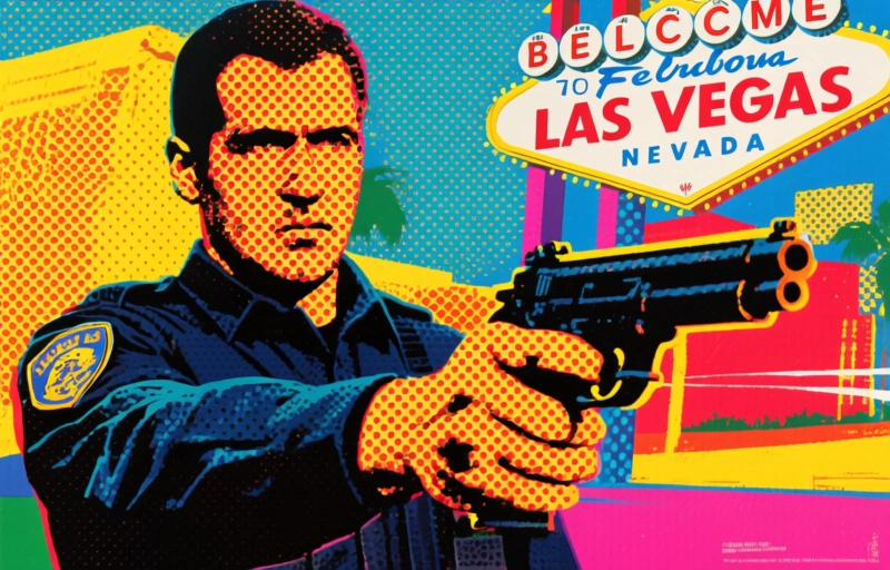 Búsqueda policial en Las Vegas: sospechoso de robo armado