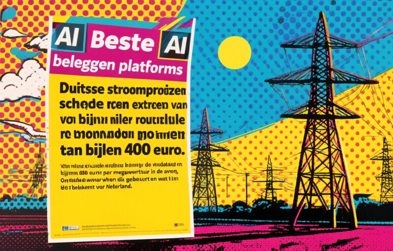 Duitse stroomprijzen schieten van nul naar bijna 400 euro