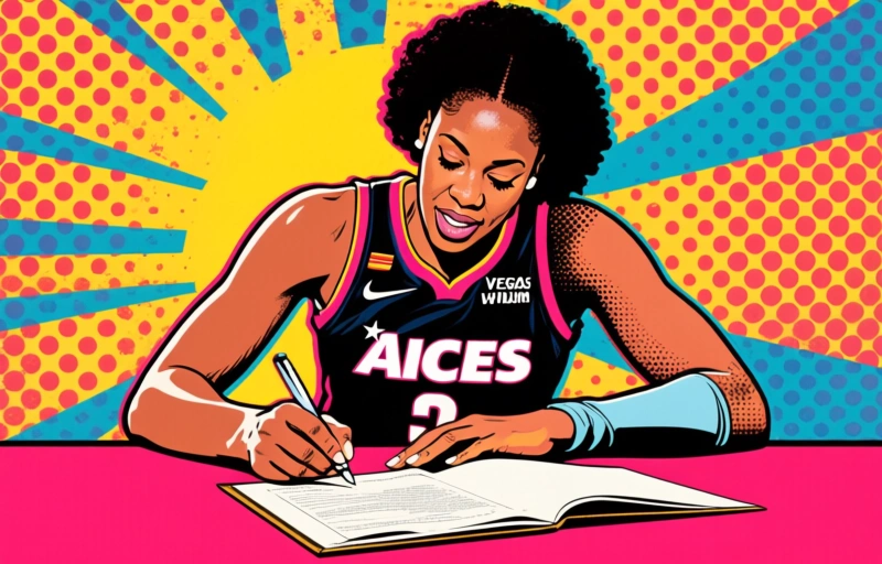 A'ja Wilson firma un contrato récord con las Vegas Aces