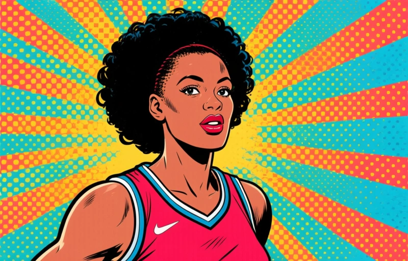 Representación visual de A'ja Wilson firma un contrato récord con las Vegas Aces