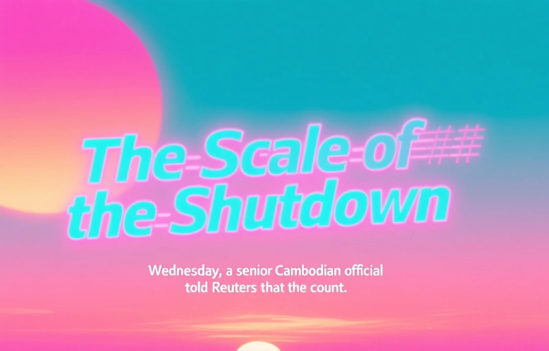 Visual representation of Cambodia Shuts Down 200 Scam Hubs, Exposes Fake Police Stations