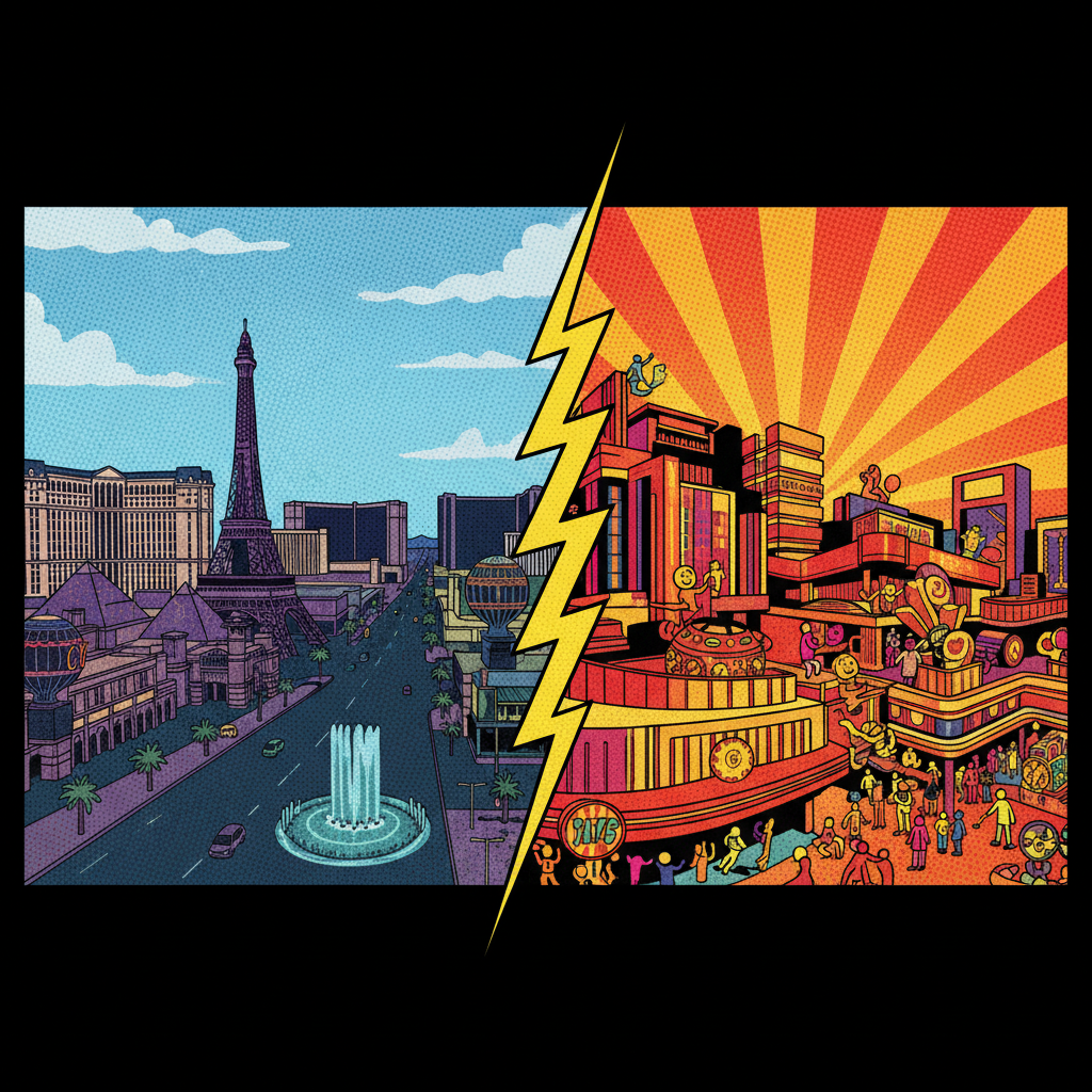 Las Vegas Strip ruhig, Nachbarschaftscasinos boomen