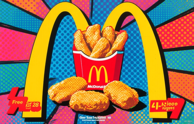 McDonald's Free 4-Piece Chicken Nuggets for 28 Days Starting April 15