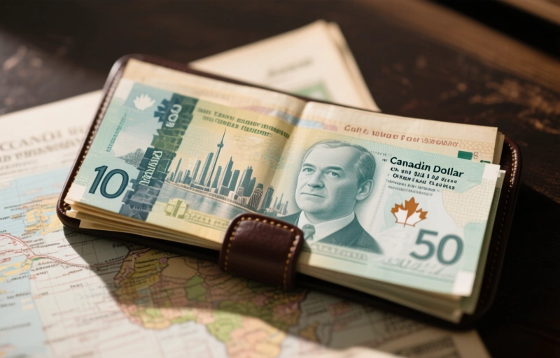 Visual representation of Canadian Dollar Weakens