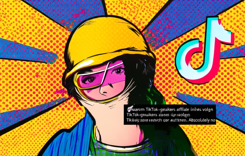 Visuele weergave van TikTok affiliate links