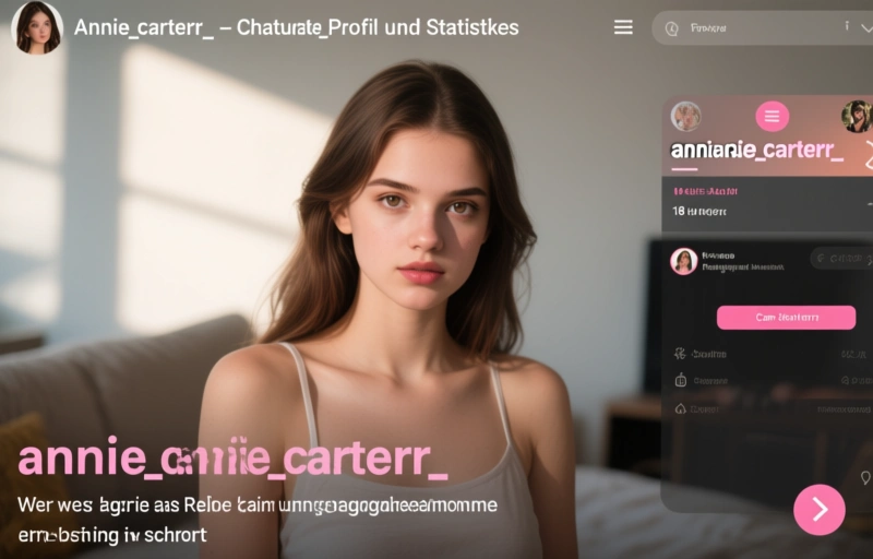 Visuelle Darstellung von annie_carterr_ – Chaturbate-Profil und Statistiken