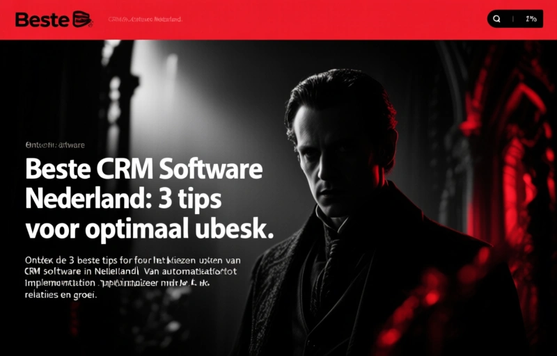 Beste CRM software Nederland: 3 tips voor optimaal gebruik