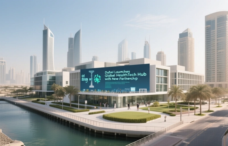 Visual representation of Dubai Launches Global HealthTech Hub with New Partnership
