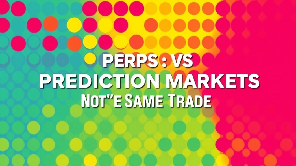 Perps vs Prediction Markets: Why They're Not the Same Trade