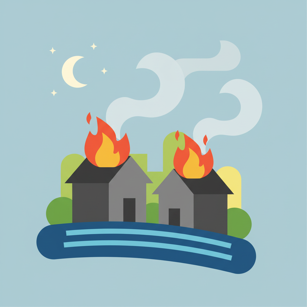 Brandschade in Metairie: Twee woningen getroffen na nachtelijke brand