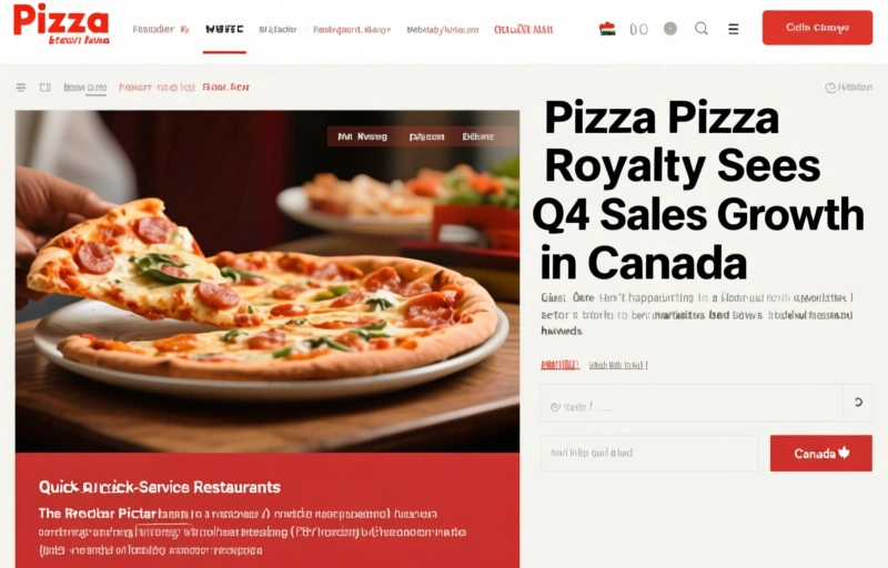 Visual representation of Pizza Pizza Royalty Sees Q4 Sales Growth in Canada