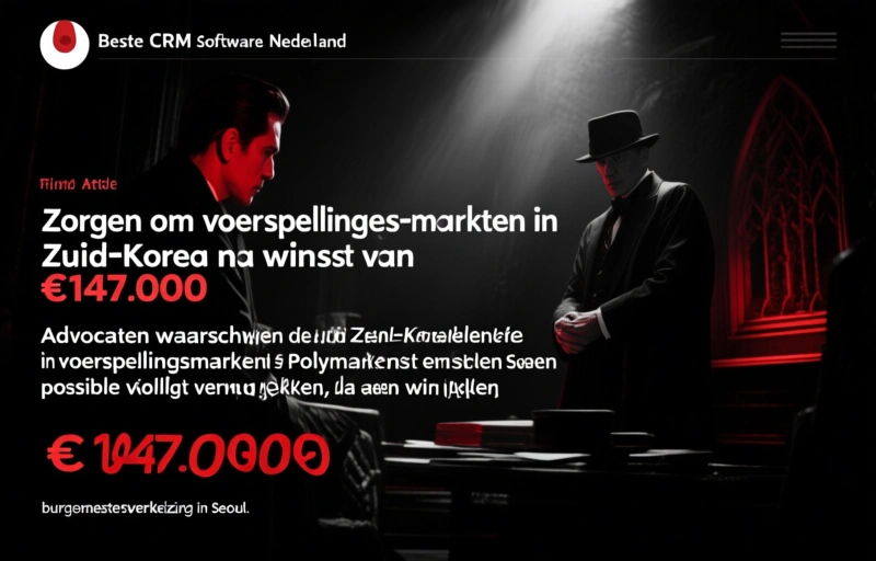Zorgen om voorspellingsmarkten in Zuid-Korea na winst van €147.000