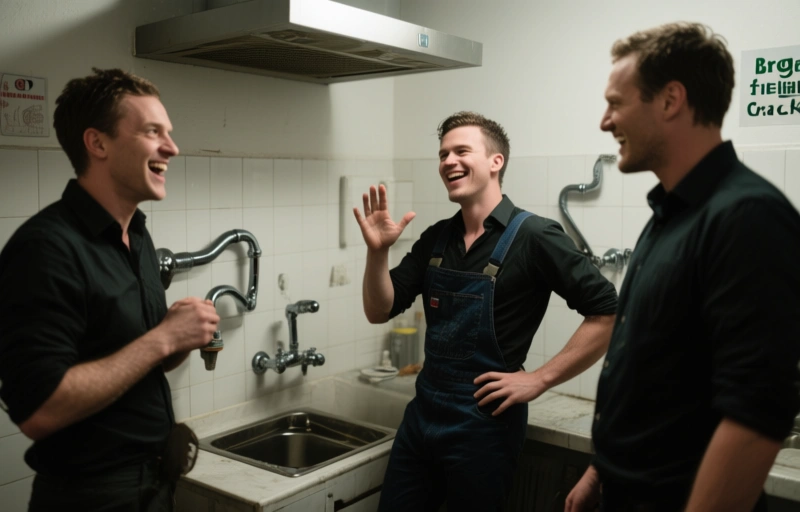 Brogan feiert sein Fisting-Debüt in ‚Plumber’s Crack‘