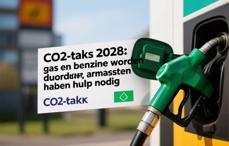 Visuele weergave van CO2-taks 2028