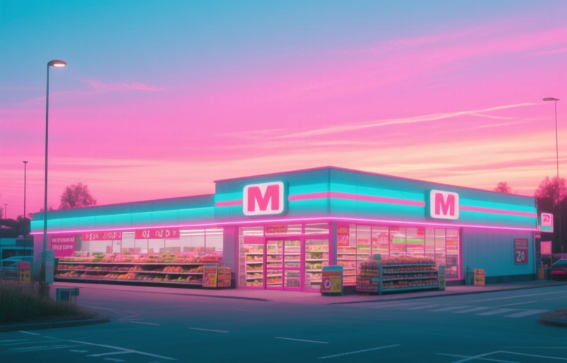 Visuele weergave van Big M Supermarkt brengt spelshow naar Nederland