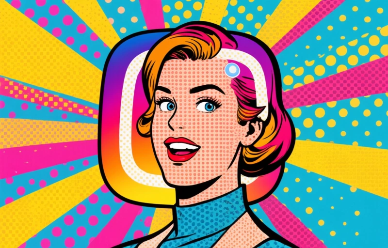 Visuele weergave van Instagram Plus
