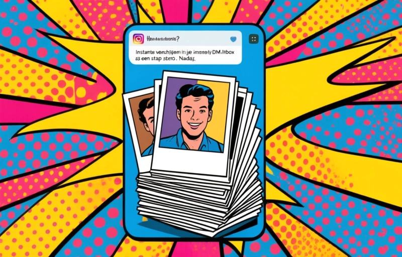 Visuele weergave van Instagram Instants