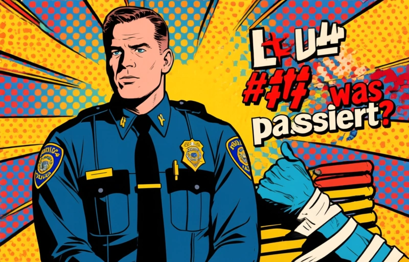 Visuelle Darstellung von Polizist in Las Vegas wegen Stalkings festgenommen