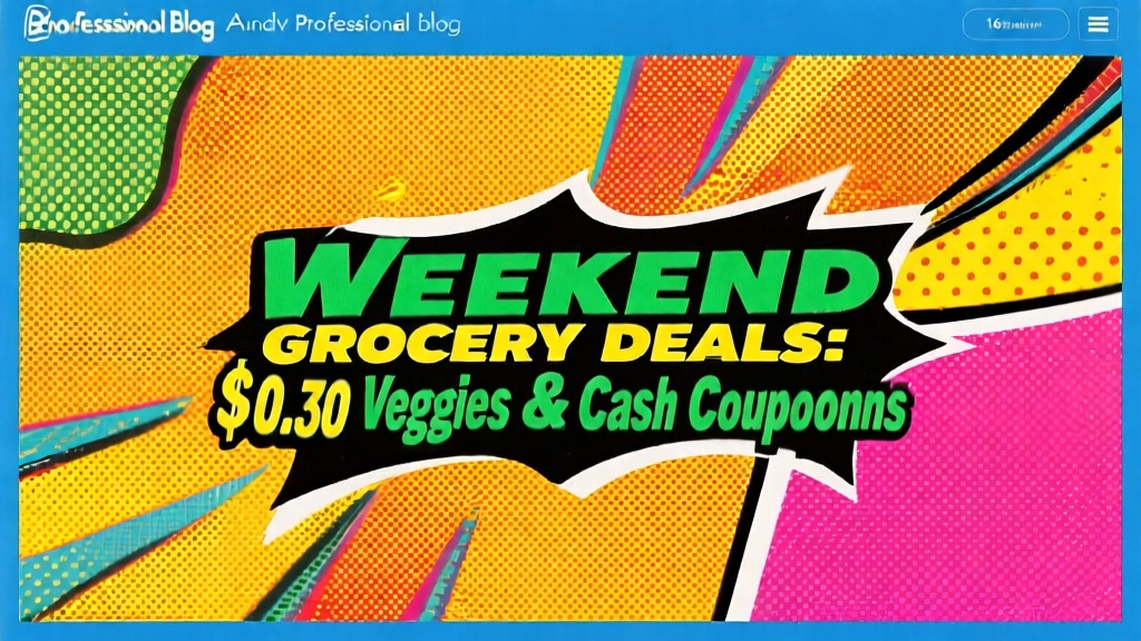 Weekend Grocery Deals: $0.30 Veggies & Cash Coupons