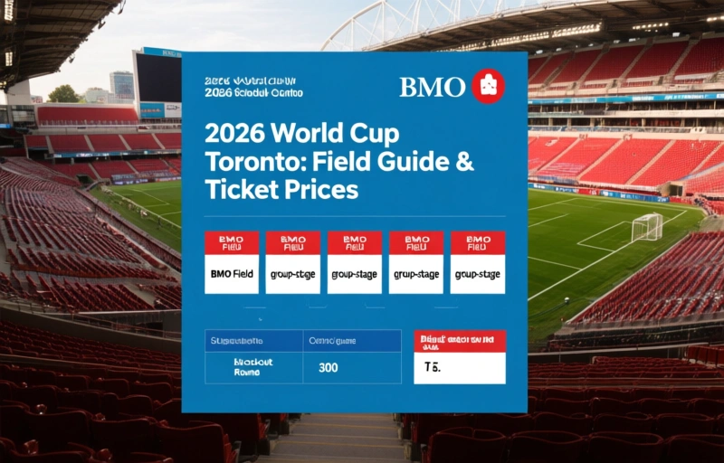 Visual representation of 2026 World Cup Toronto