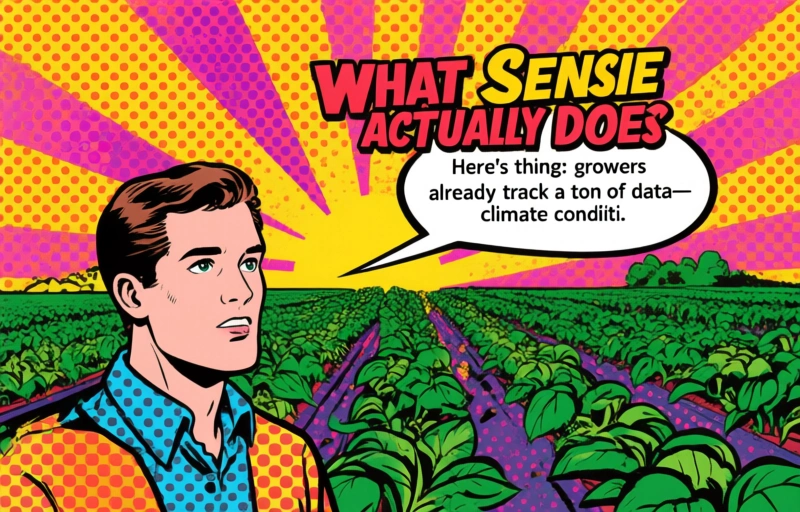 Visual representation of Sensie Raises $545K for Real-Time Plant Intelligence