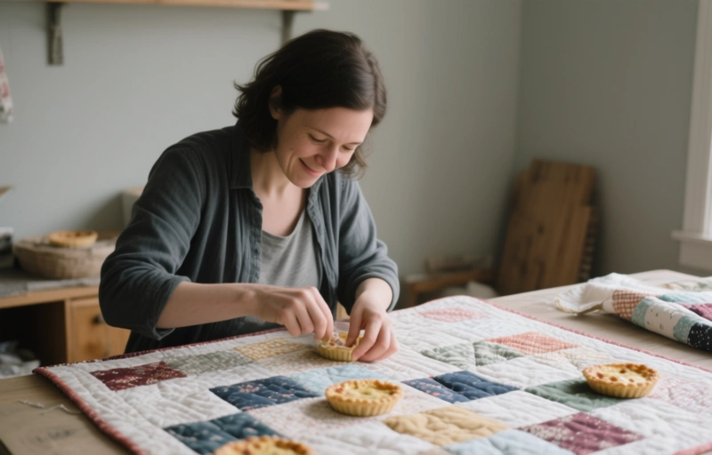 Shortcut Quilt: Fat Quarter Quiche Pattern for Quick Quilting