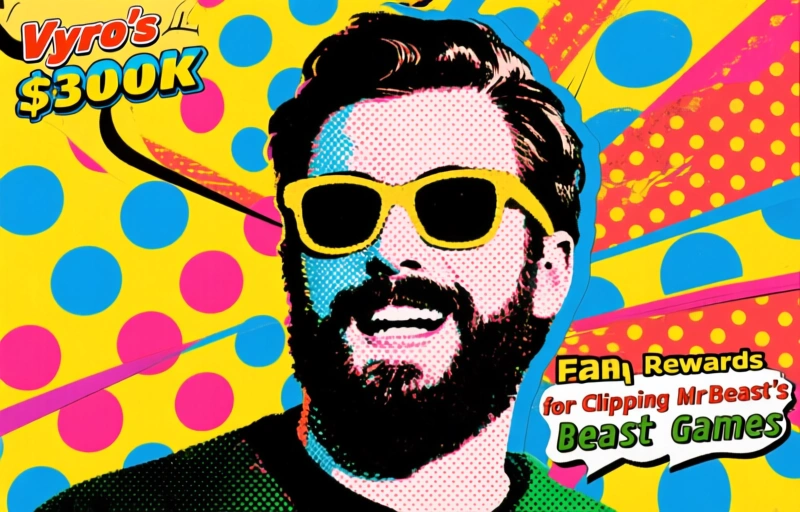Vyro's $300K Fan Rewards for Clipping MrBeast's Beast Games