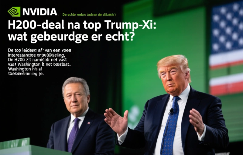 Visuele weergave van Nvidia H200-deal na top Trump-Xi