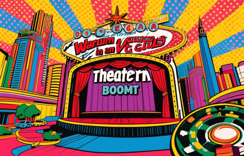 Visuelle Darstellung von Theater in Las Vegas