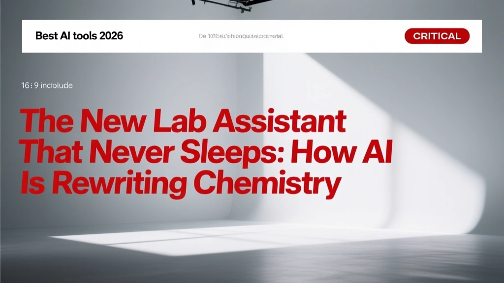 The New Lab Assistant That Never Sleeps: How AI Is Rewriting Chemistry