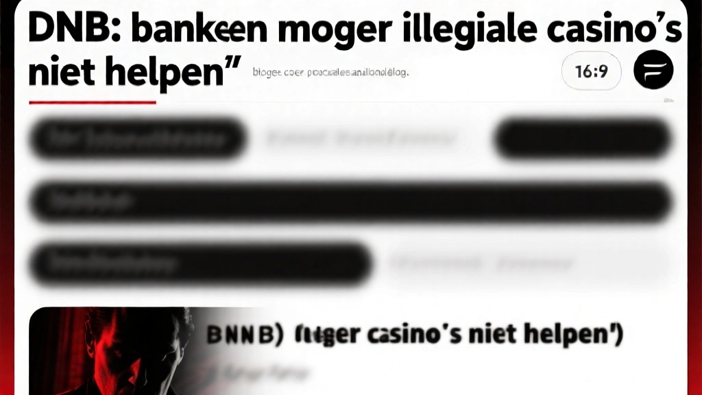 DNB: banken mogen illegale casino's niet helpen
